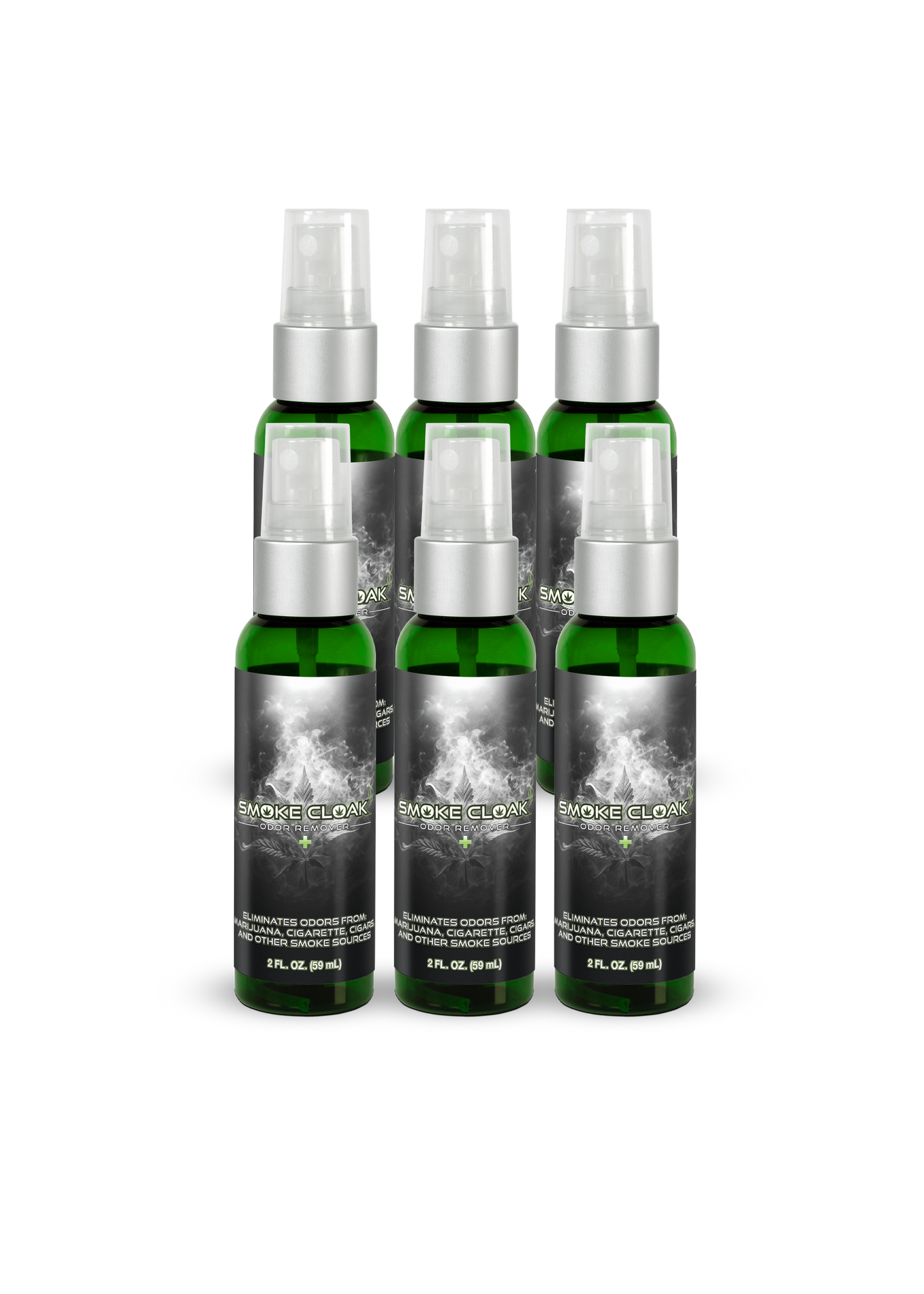 Smoke Cloak® Odor Remover Bottles- 6 Pack